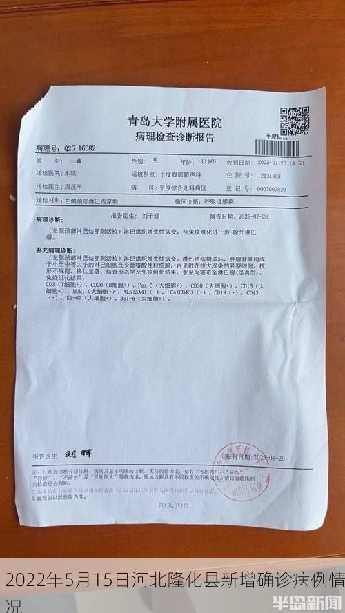 2022年5月15日河北隆化县新增确诊病例情况