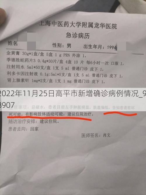 2022年11月25日高平市新增确诊病例情况_98907