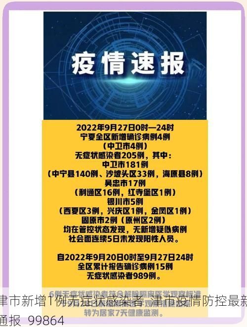 津市新增1例无症状感染者 津市疫情防控最新通报_99864