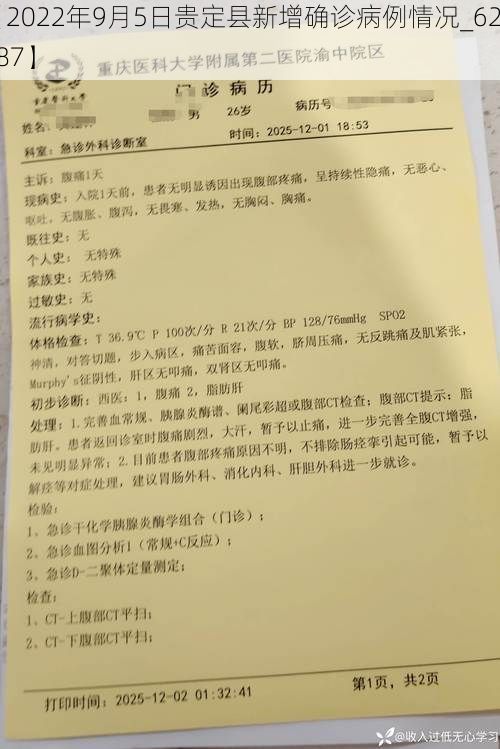 【2022年9月5日贵定县新增确诊病例情况_62187】