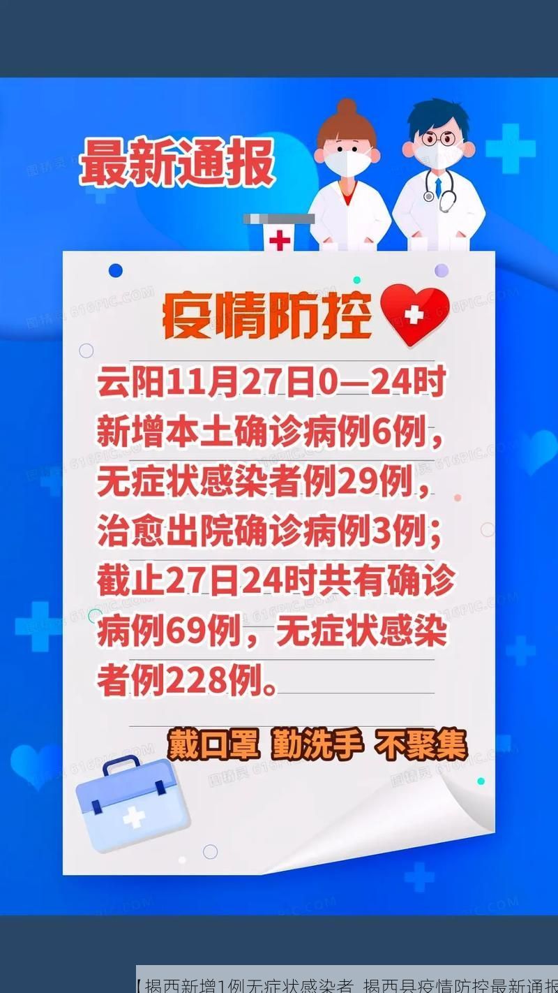 【揭西新增1例无症状感染者  揭西县疫情防控最新通报】