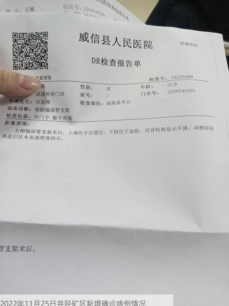 2022年11月25日井陉矿区新增确诊病例情况