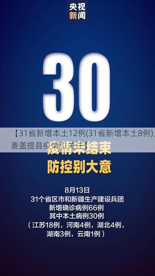 【31省新增本土12例(31省新增本土8例)，麦盖提县疫情引关注】