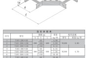 槽式桥架规格型号对照表